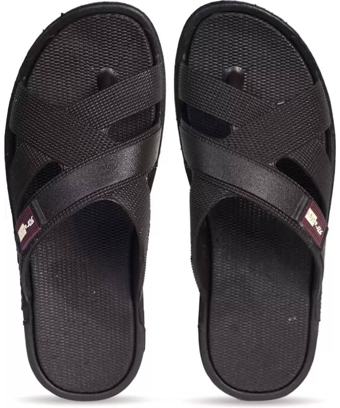     			Ajanta Brown Men's Leather Slipper