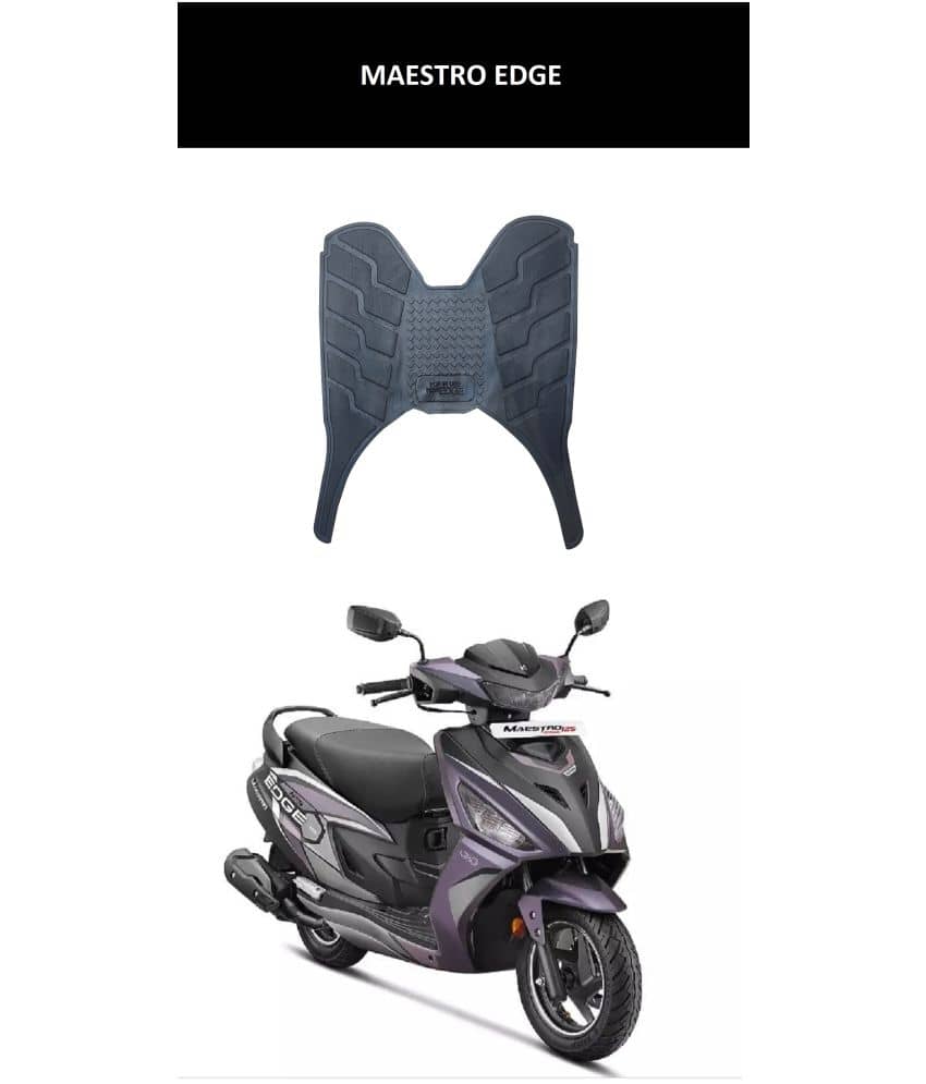 Autoxygen Anti skid Scooter/Scooty Foot Mat Rubber Floor Mat Accessories for Hero Maestro Edge