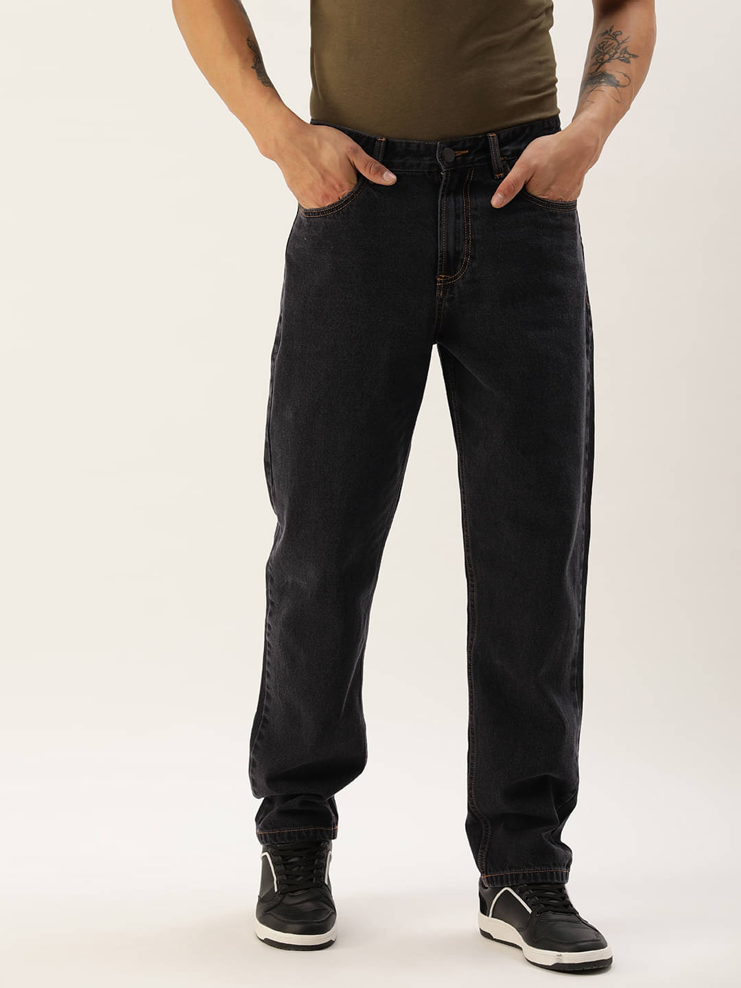 Bene Kleed Regular Fit Basic Men's Jeans - Charcoal ( Pack of 1 ) Bene Kleed Regular Fit Basic Men's Jeans - Charcoal ( Pack of 1 )