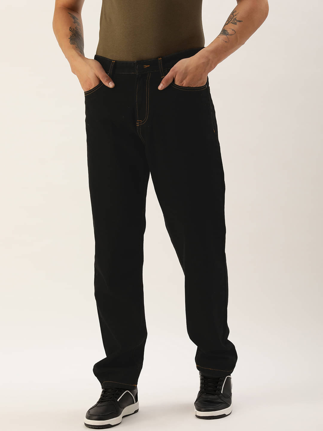     			Bene Kleed Regular Fit Basic Men's Jeans - Black ( Pack of 1 )