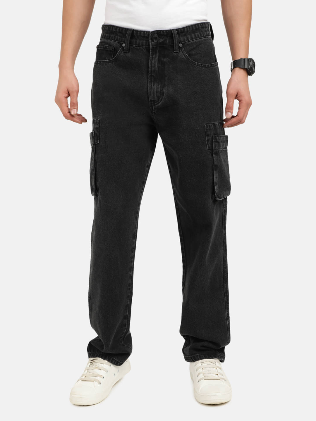     			Bene Kleed Regular Fit Basic Men's Jeans - Charcoal ( Pack of 1 )