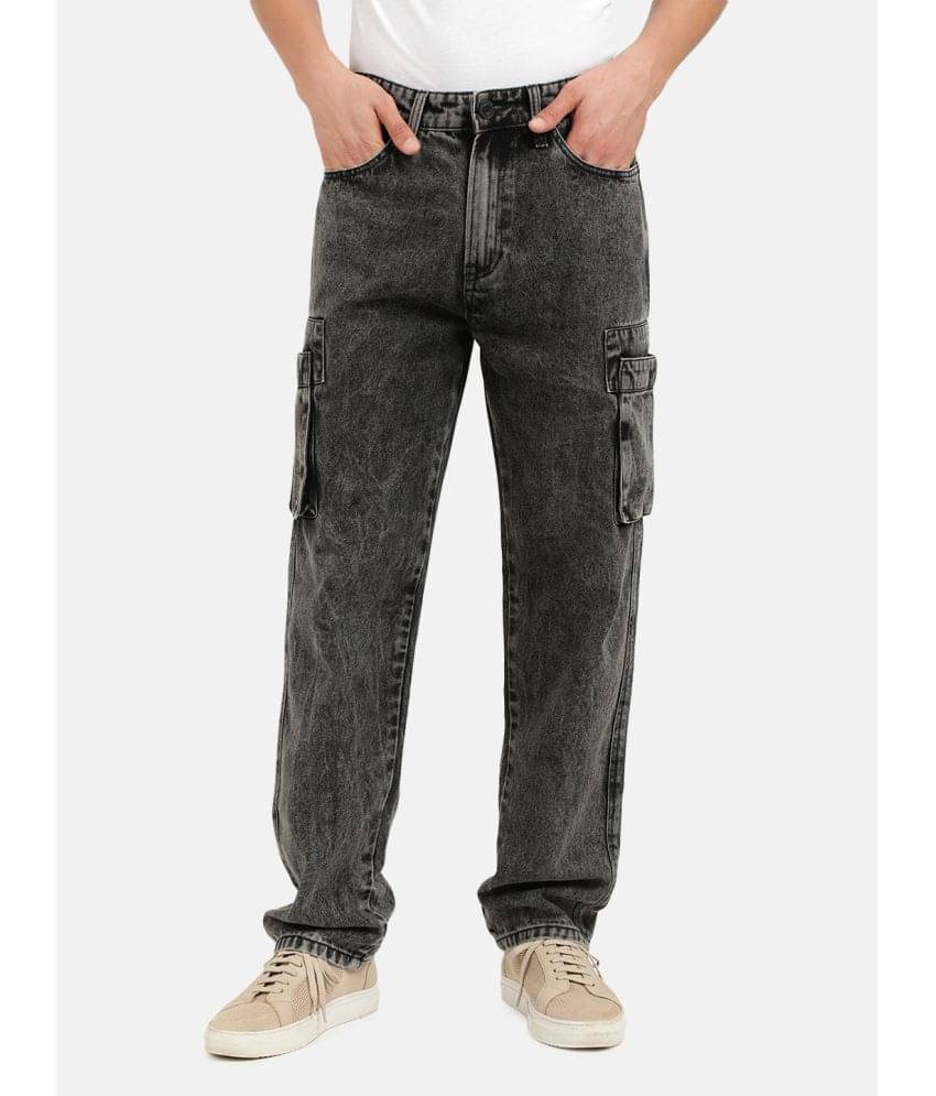     			Bene Kleed Regular Fit Acid Wash Men's Jeans - Grey ( Pack of 1 )