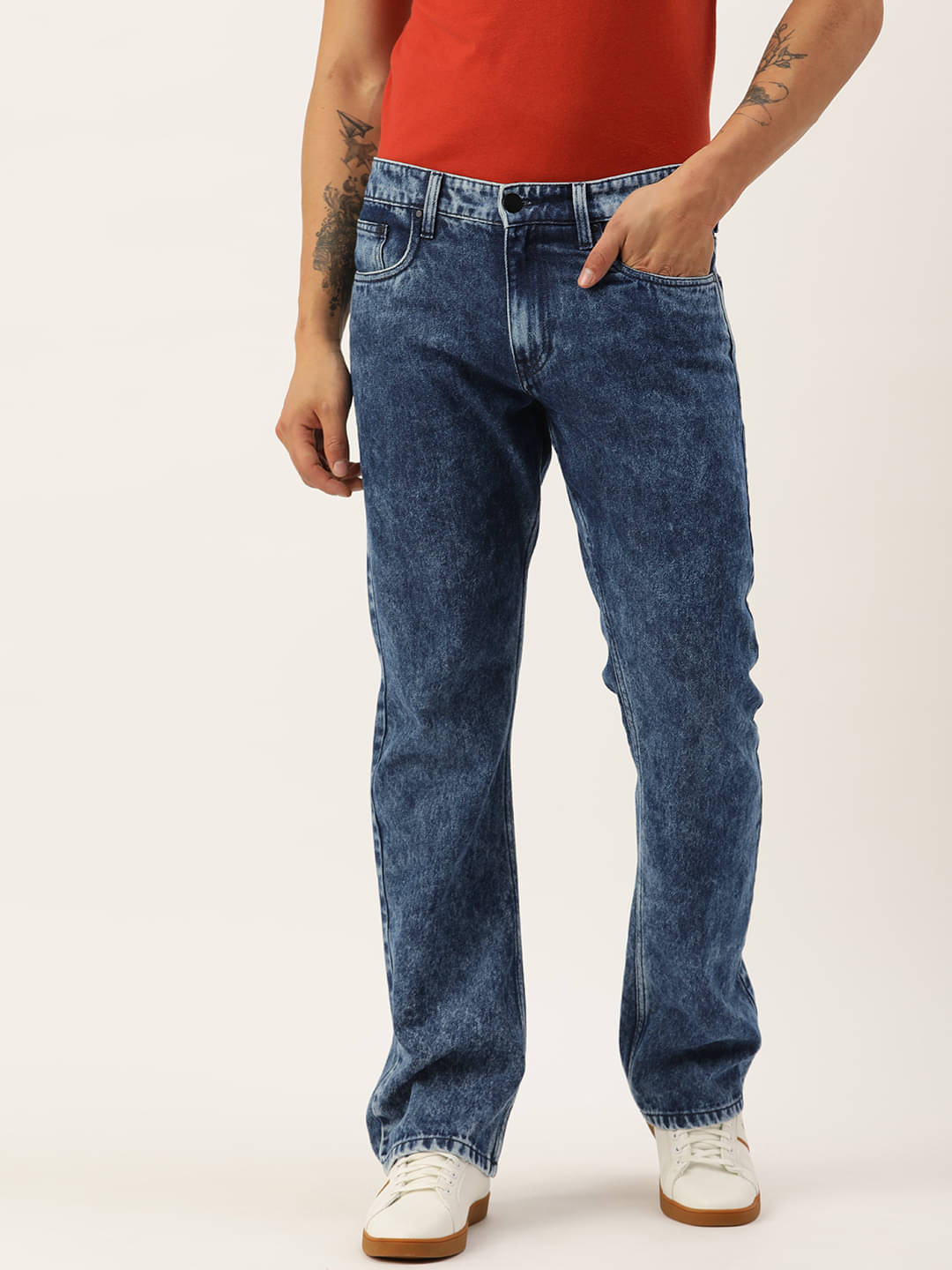     			Bene Kleed Men Bootcut Heavy Fade Jeans