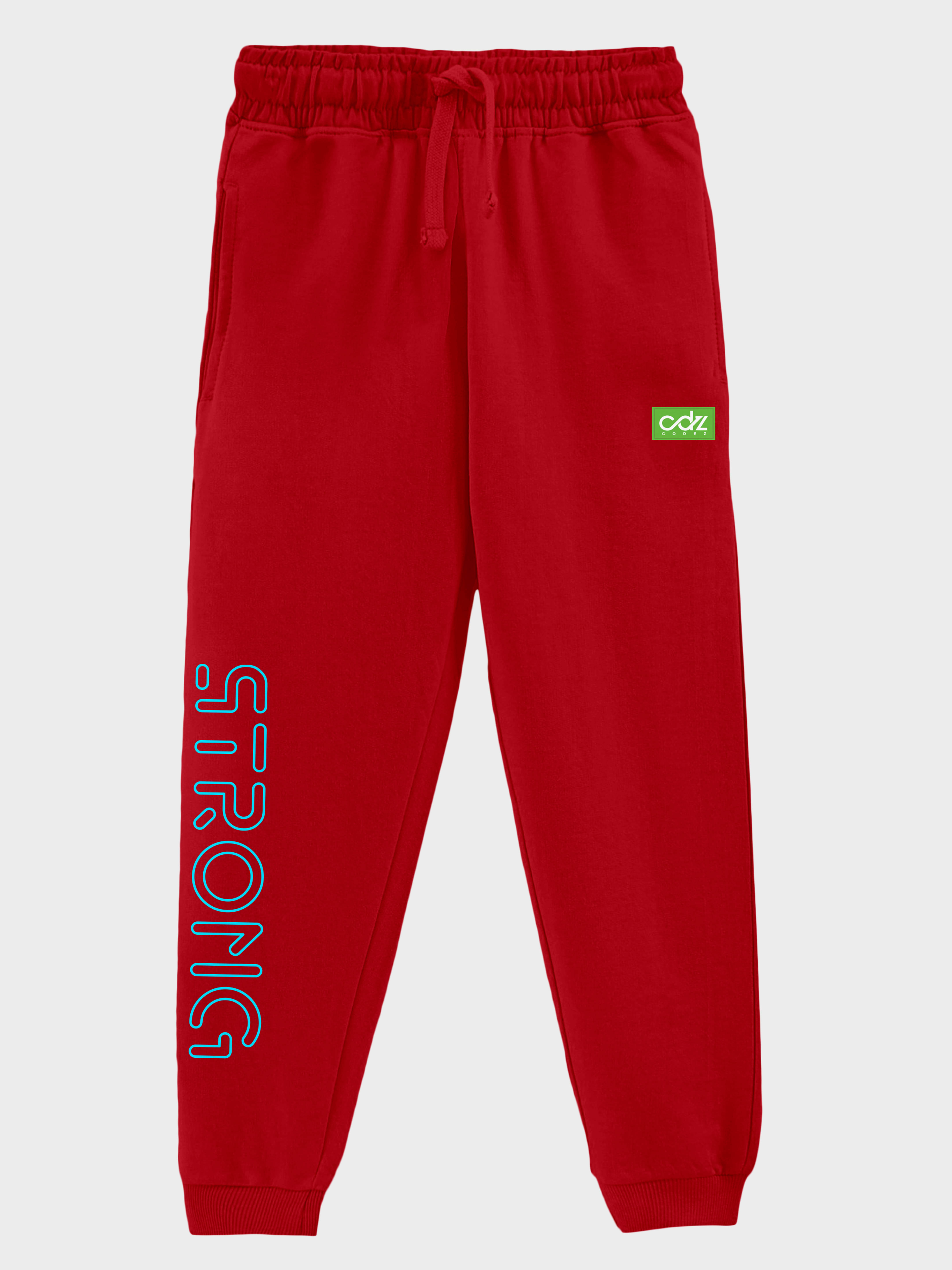     			CODEZ Pack of 1 Boys Cotton Blend Trackpant ( Red )