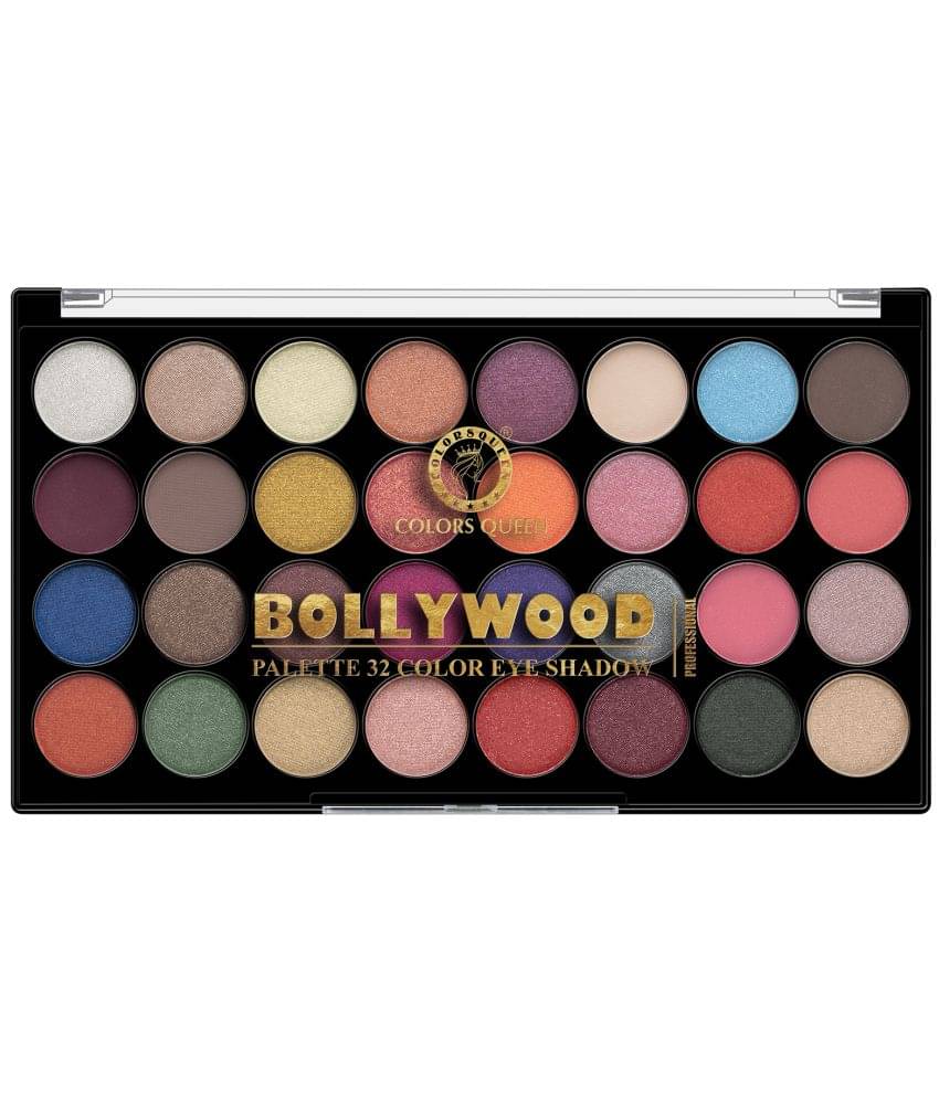 Colors Queen 32 Multicolor Eyeshadow Palette Matte & Shimmery Shades 34g, Bollywood (Shade - 03) Colors Queen 32 Multicolor Eyeshadow Palette Matte & Shimmery Shades 34g, Bollywood (Shade - 03)
