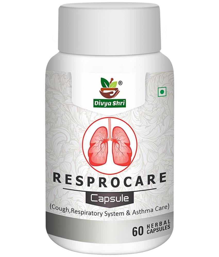 Divya Shri Respocare Cough, & Asthma Care Capsule 200 Gm Pack of 1 Divya Shri Respocare Cough, & Asthma Care Capsule 200 Gm Pack of 1