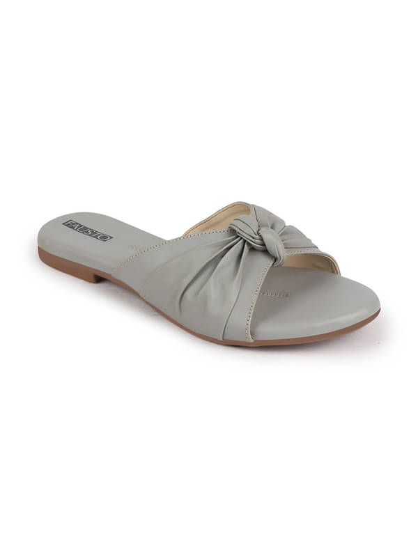 Fausto Gray Women's Flats     			Fausto Gray Women's Flats
