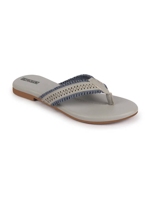 Fausto Gray Women's Flats     			Fausto Gray Women's Flats