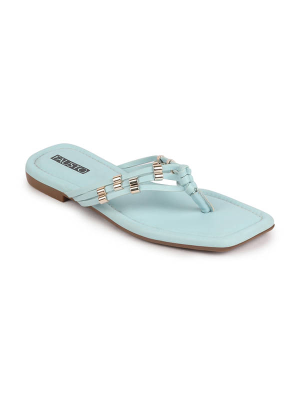 Fausto Light Blue Women's Flats Fausto Light Blue Women's Flats