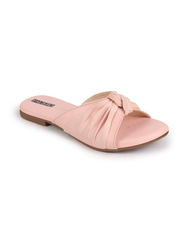     			Fausto Pink Women's Flats