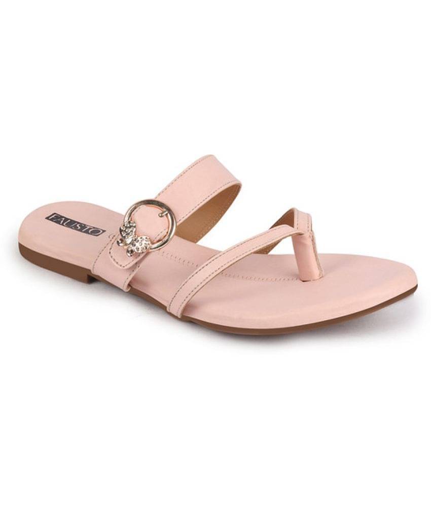     			Fausto Pink Women's Flats