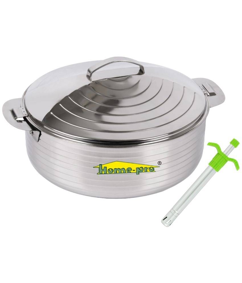     			HomePro Casserole 2500Ml Lighter Red Multicolor Steel Serve Casserole ( Set of 2 , 2500 mL )