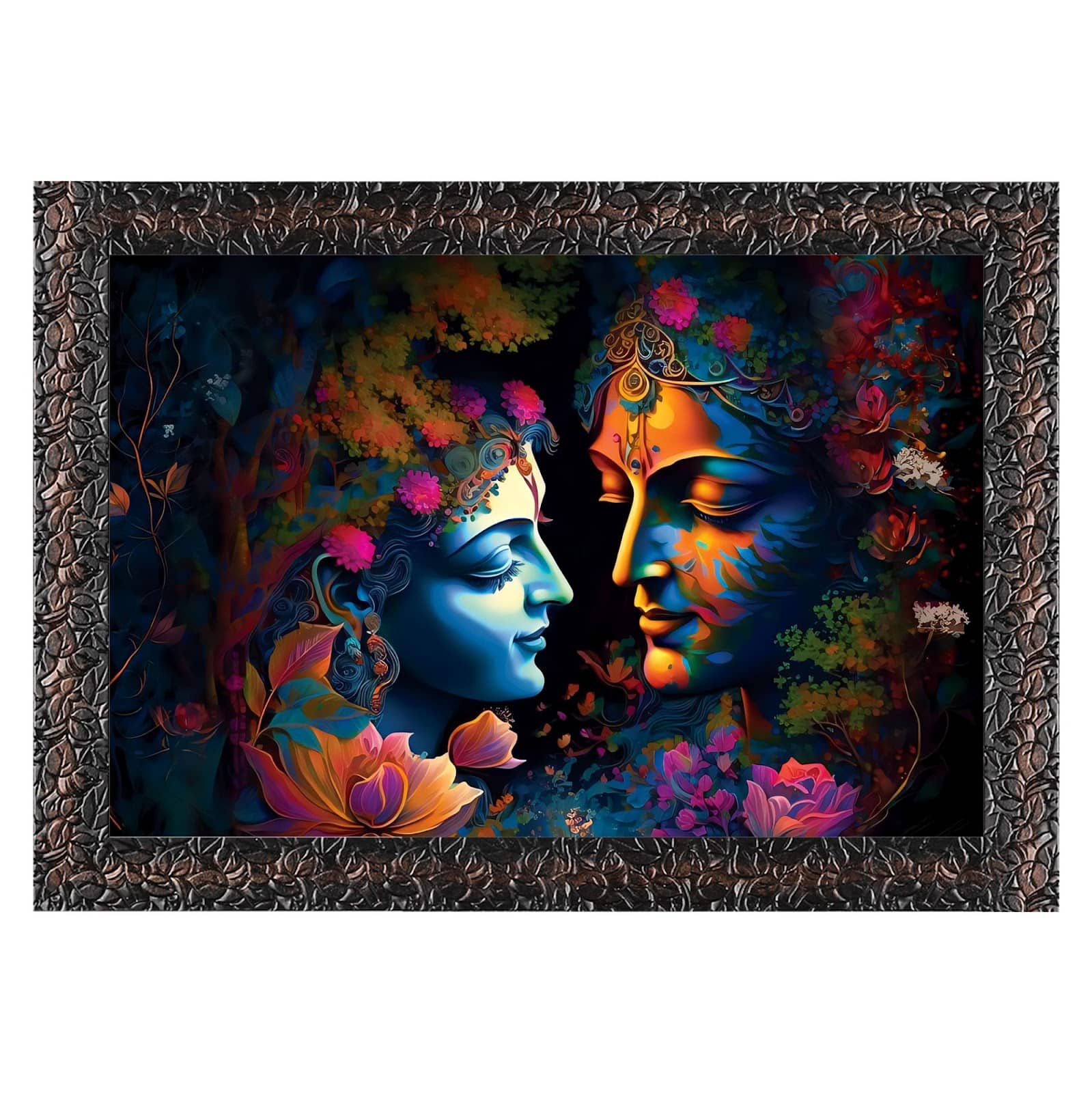 Indianara Abstract Painting With Frame