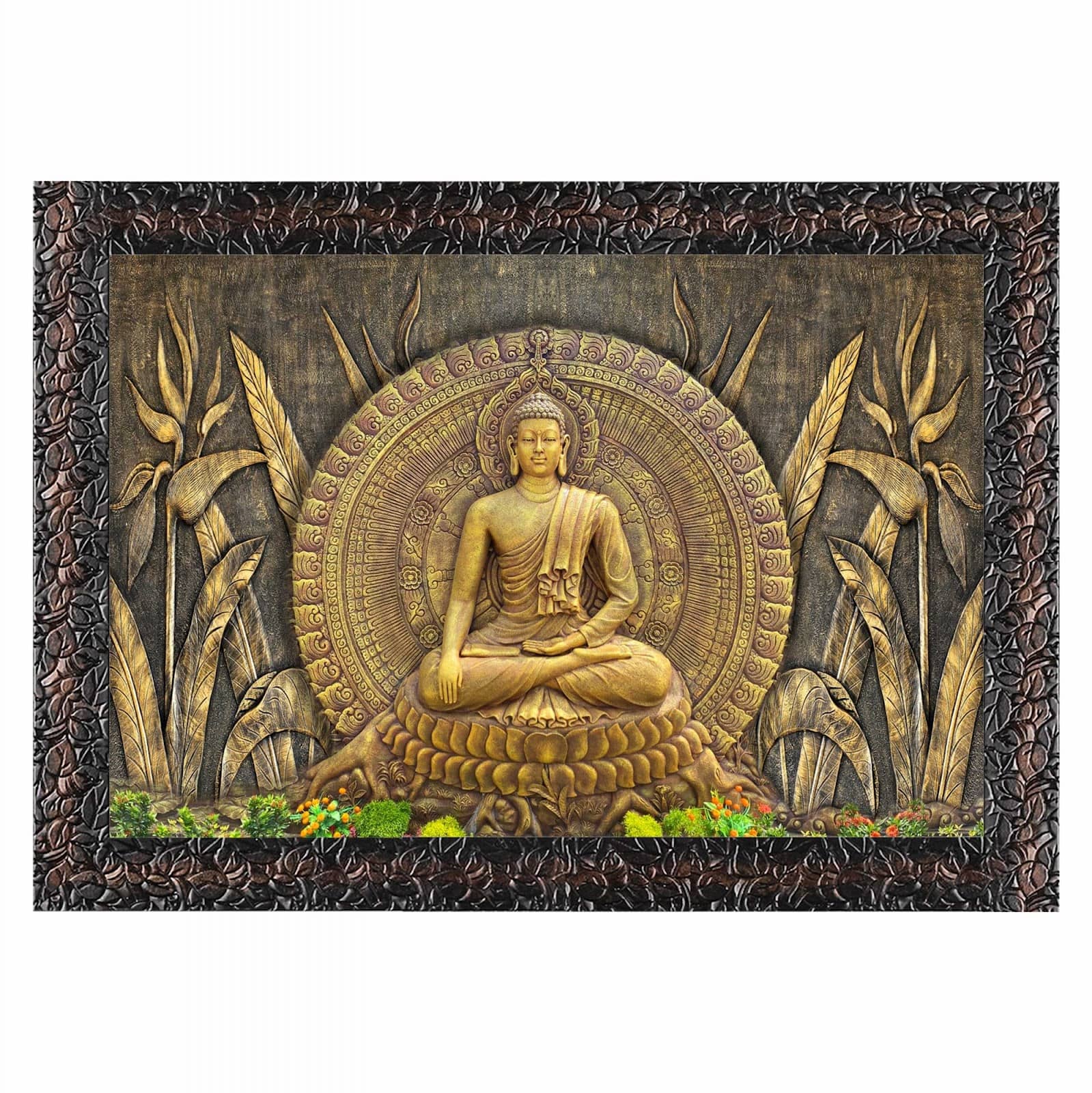 Indianara Abstract Painting With Frame