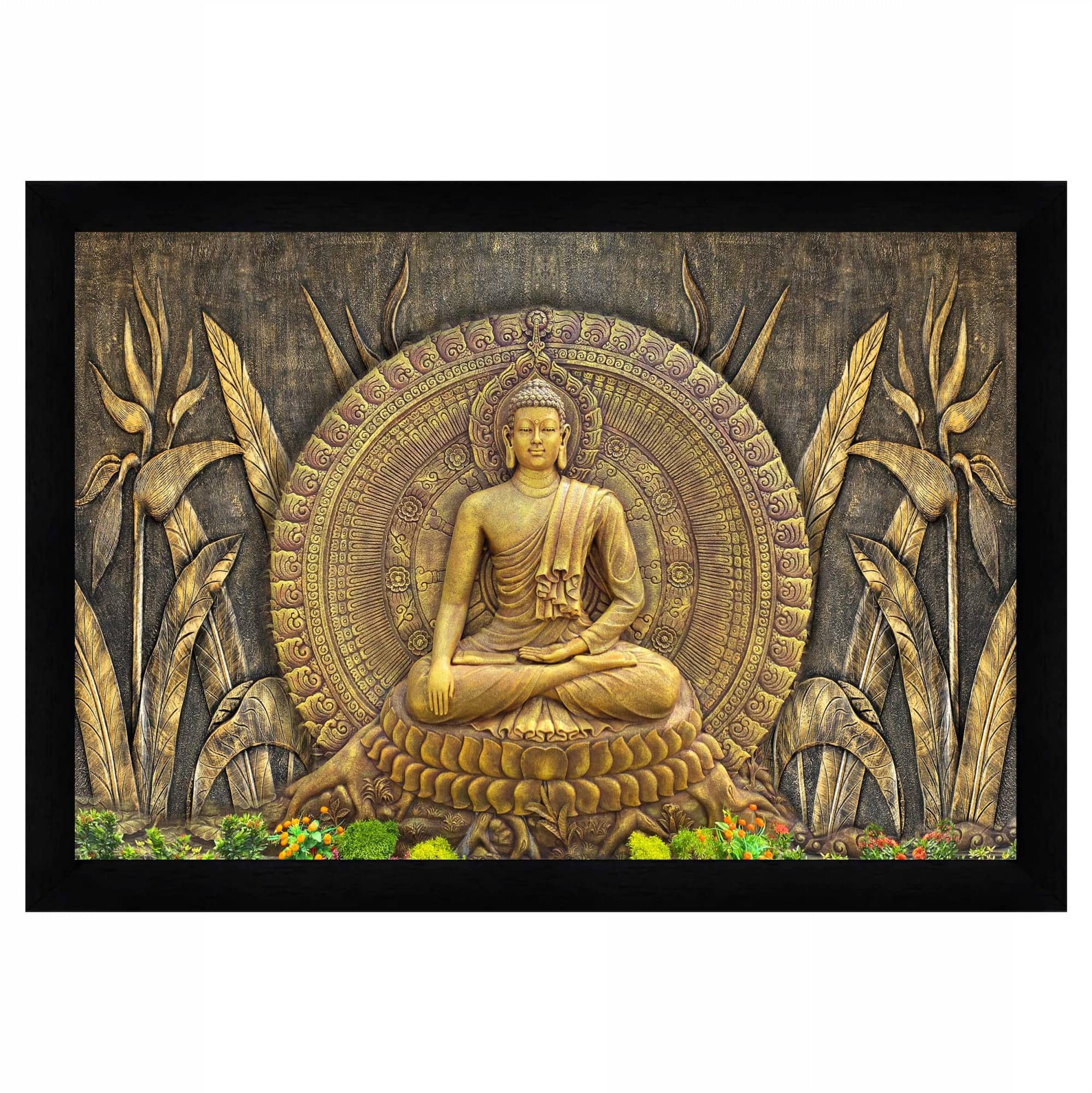 Indianara Abstract Painting With Frame