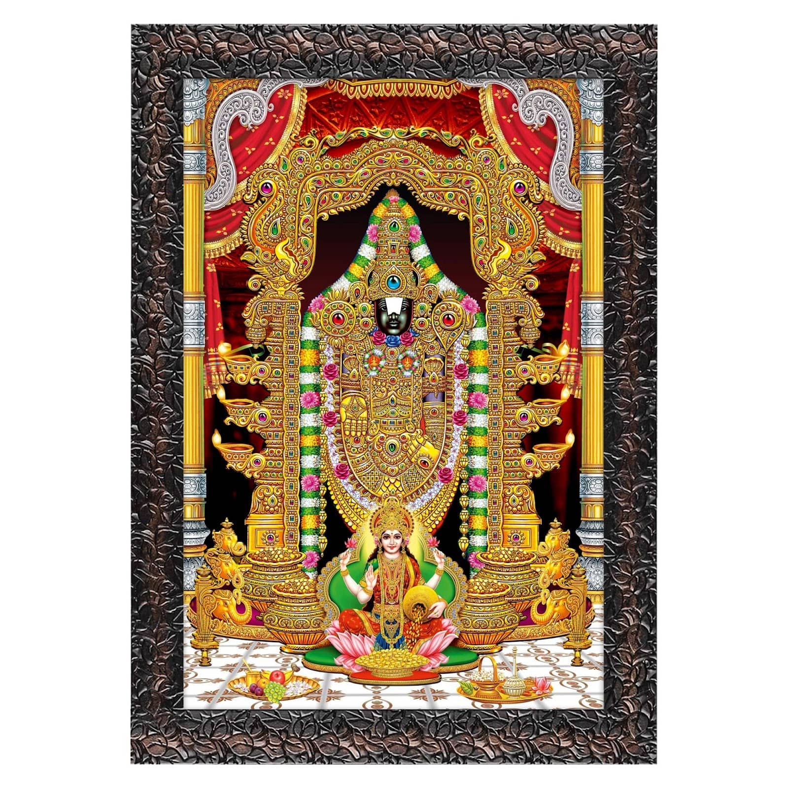 Indianara Abstract Painting With Frame
