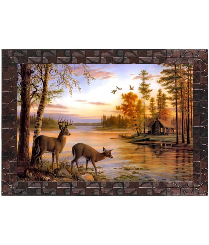 Indianara Animal Painting With Frame