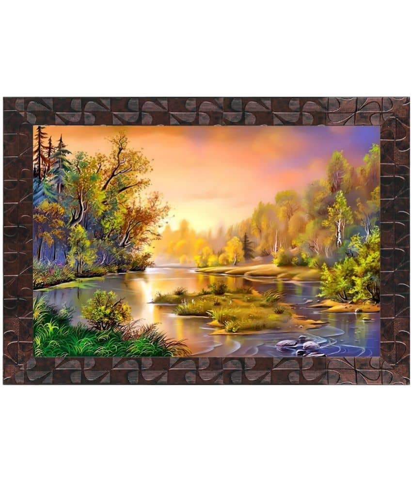 Indianara Landscape Painting With Frame