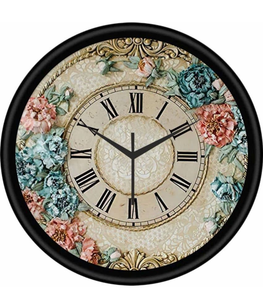 KP CRAFT Circular Analog Wall Clock