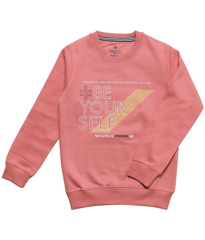     			NEUVIN Pack of 1 Boys Fleece Pullover Sweater ( Orange )