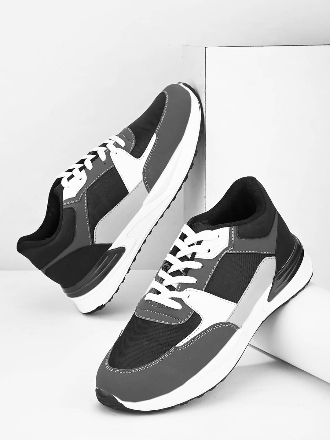     			Sir Corbett Black Lifestyle Shoes