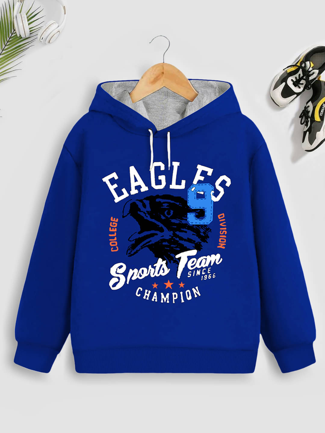     			Trampoline Pack of 1 Boys Cotton Blend Sweatshirt ( Blue )