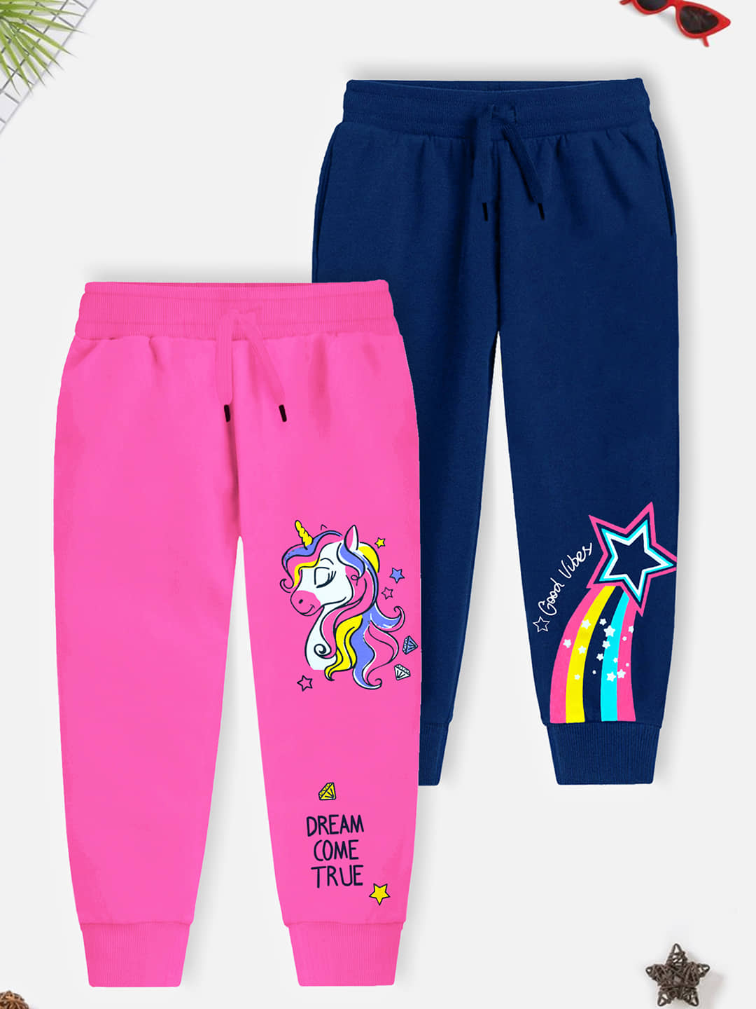 Trampoline Pack of 2 Boys Cotton Trackpant ( Multicolor3 ) - Track Pants | Buy online on ZillyBuy