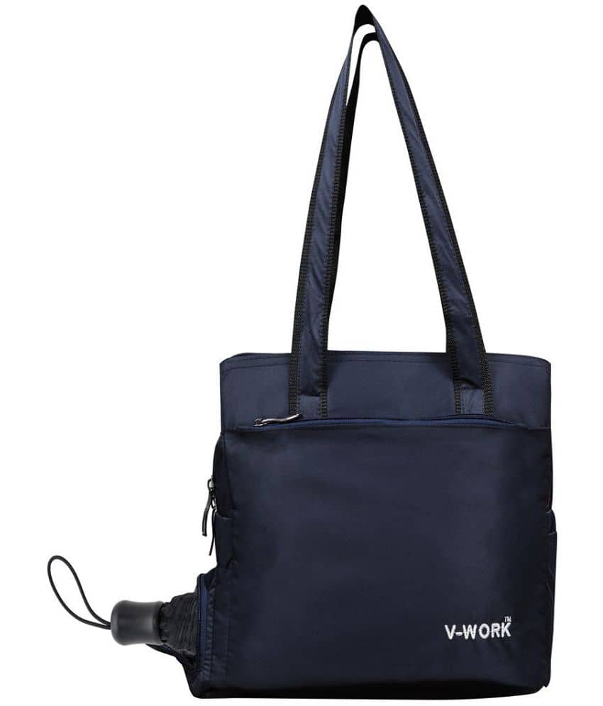 V-WORK BAG Black Shopping Bags ( 1 Pc )