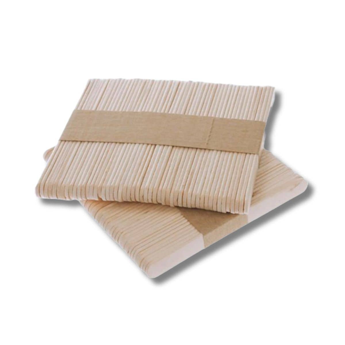 114mm Wooden Ice Cream Sticks- Ice Cream Sticks for Kids, Popsicle Sticks for DIY Crafts, Hobby Crafts, Project Work, Scrapbooking, (Pack of 100 Pcs)