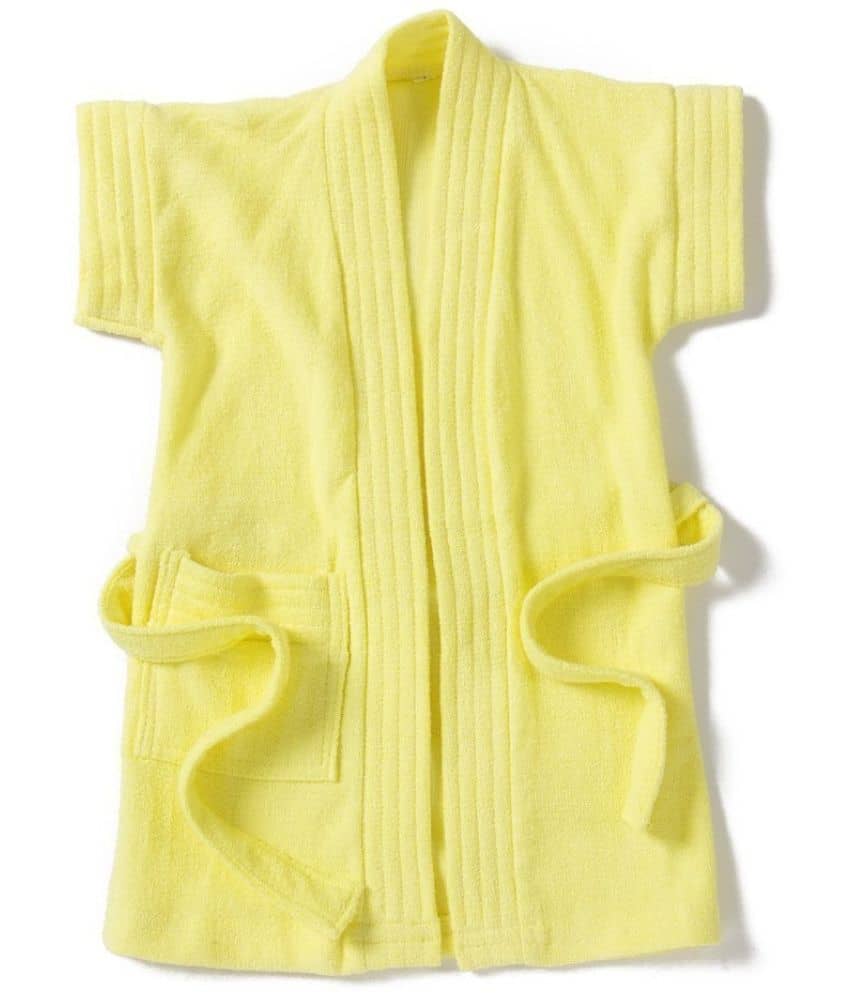 AURAPURO Terry Cotton Soft Dressing Gown Bath Robe for Baby Boys Girls