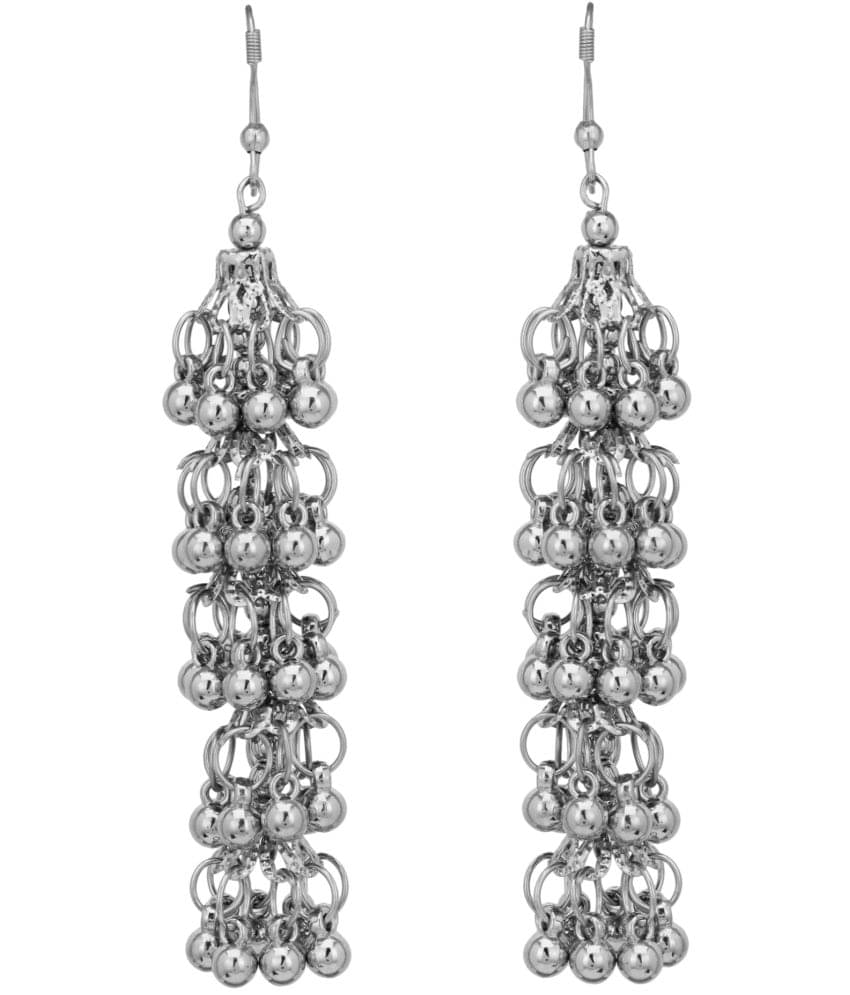     			BLUE PIXEL PRODUCTS Silver Danglers Earrings ( Pack of 1 )