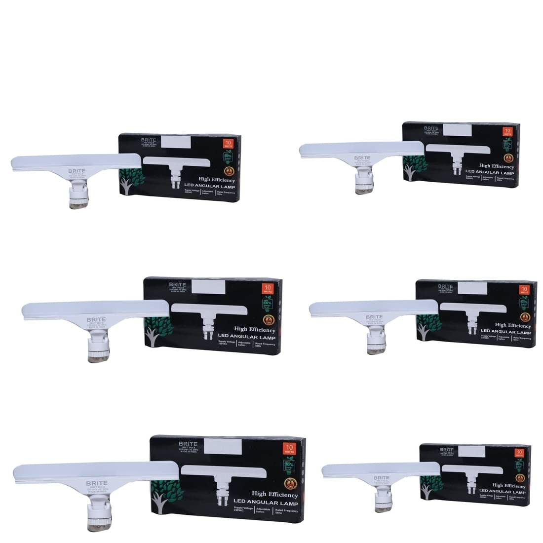 Brite 10W Cool Day Light T-Bulb ( Pack of 6 ) Brite 10W Cool Day Light T-Bulb ( Pack of 6 )