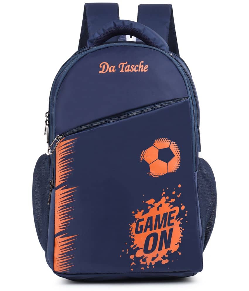Da Tasche Navy Blue Polyester Backpack For Kids - Handbags | Buy online on ZillyBuy