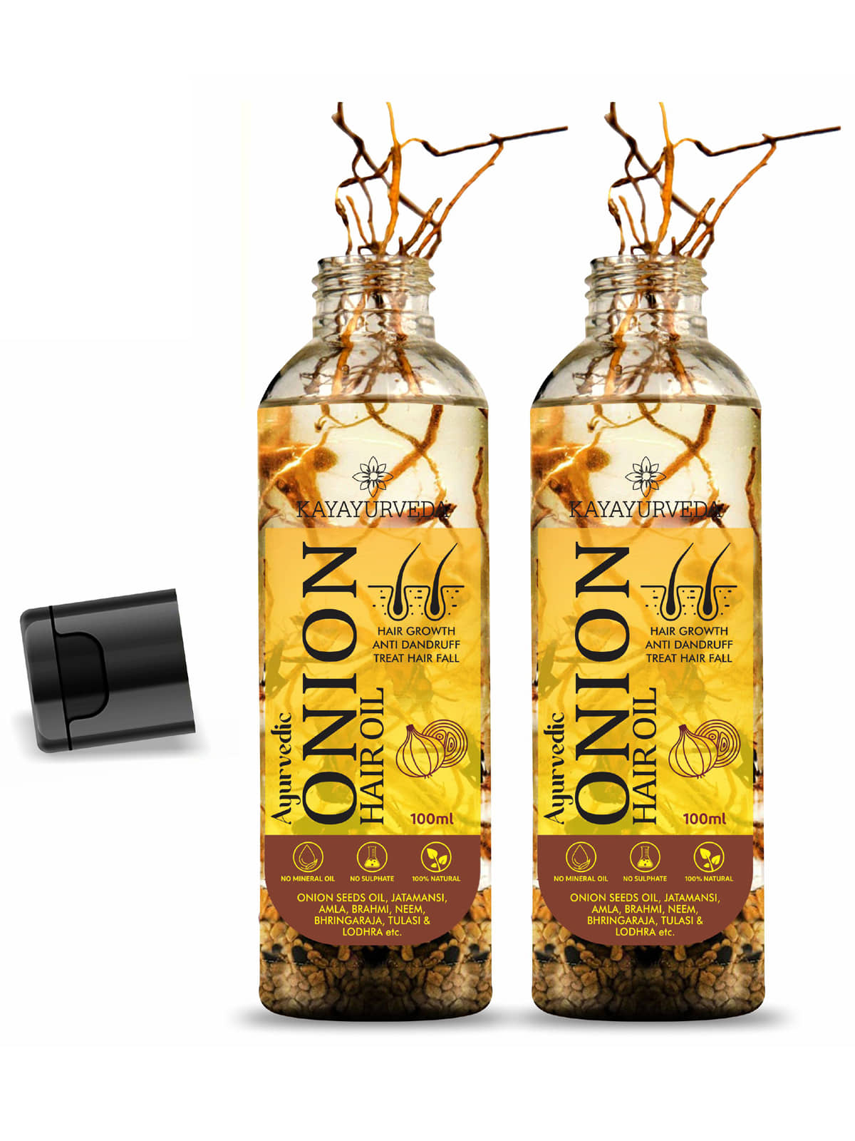 KAYAYURVEDA Anti Hair Fall Onion Oil 200 ml ( Pack of 2 )