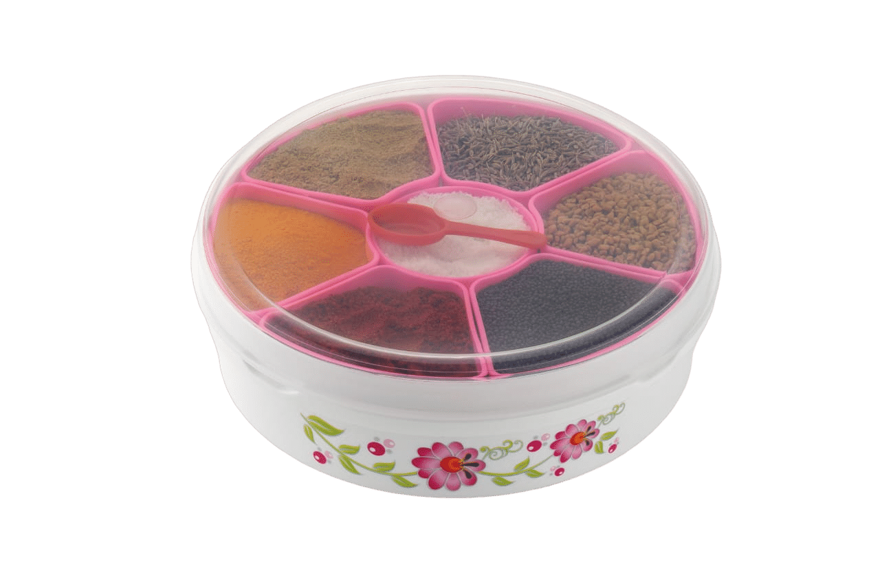     			MAGICSPOON Masala Box Plastic Multicolor Spice Container ( Set of 1 )