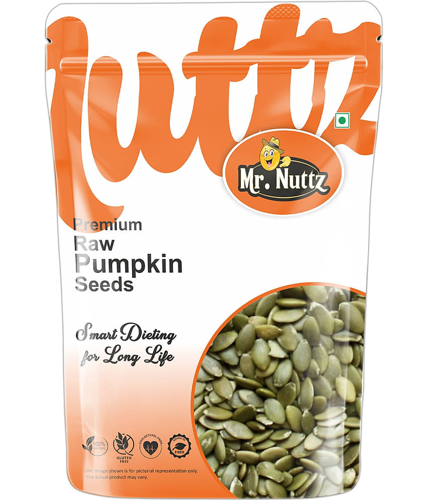 Mr.Nuttz Roasted Pumpkin Seeds , Boost Immunity seeds for eating Protein & Fibre rich Seeds (500 g)