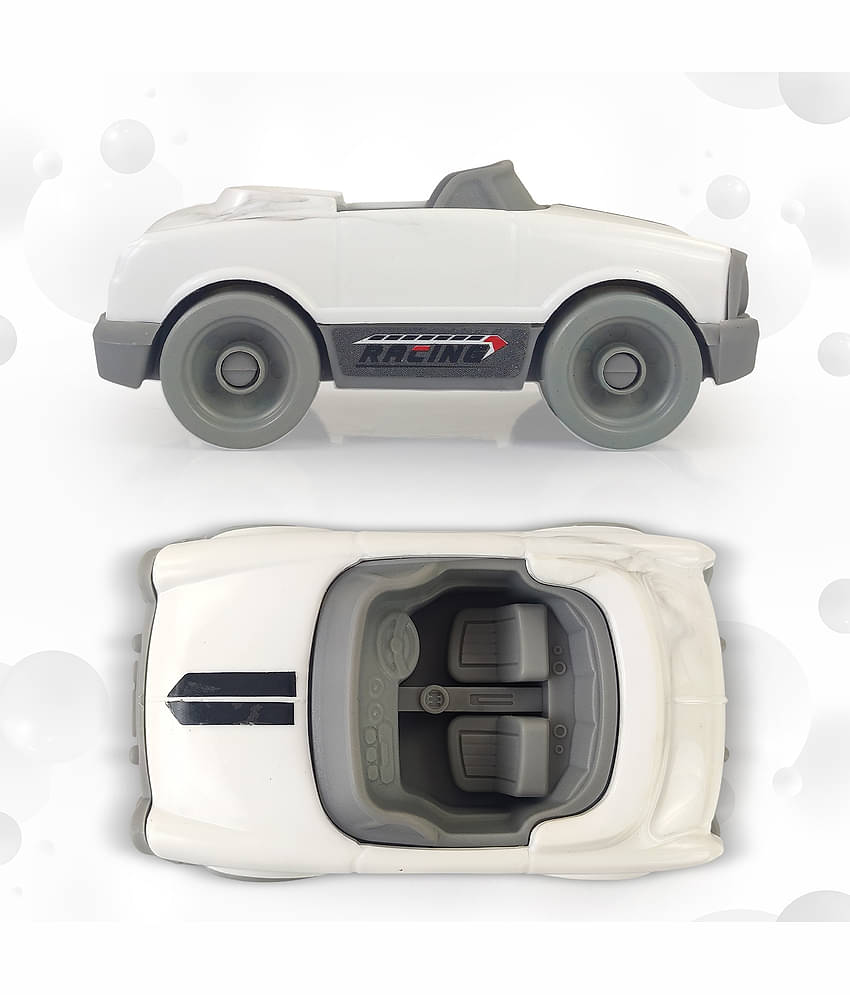 NHR Dinky Push Car Toy for Kids, Car for Kids, Toy Car, Toy for Kids, Push Car, Pull Car, Manual Pull Car Toy, Dinky Car-White