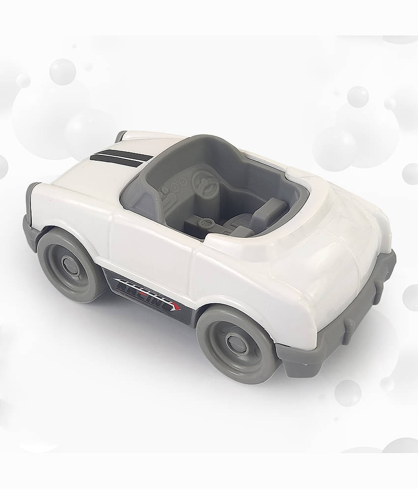 NHR Dinky Push Car Toy for Kids, Car for Kids, Toy Car, Toy for Kids, Push Car, Pull Car, Manual Pull Car Toy, Dinky Car-White