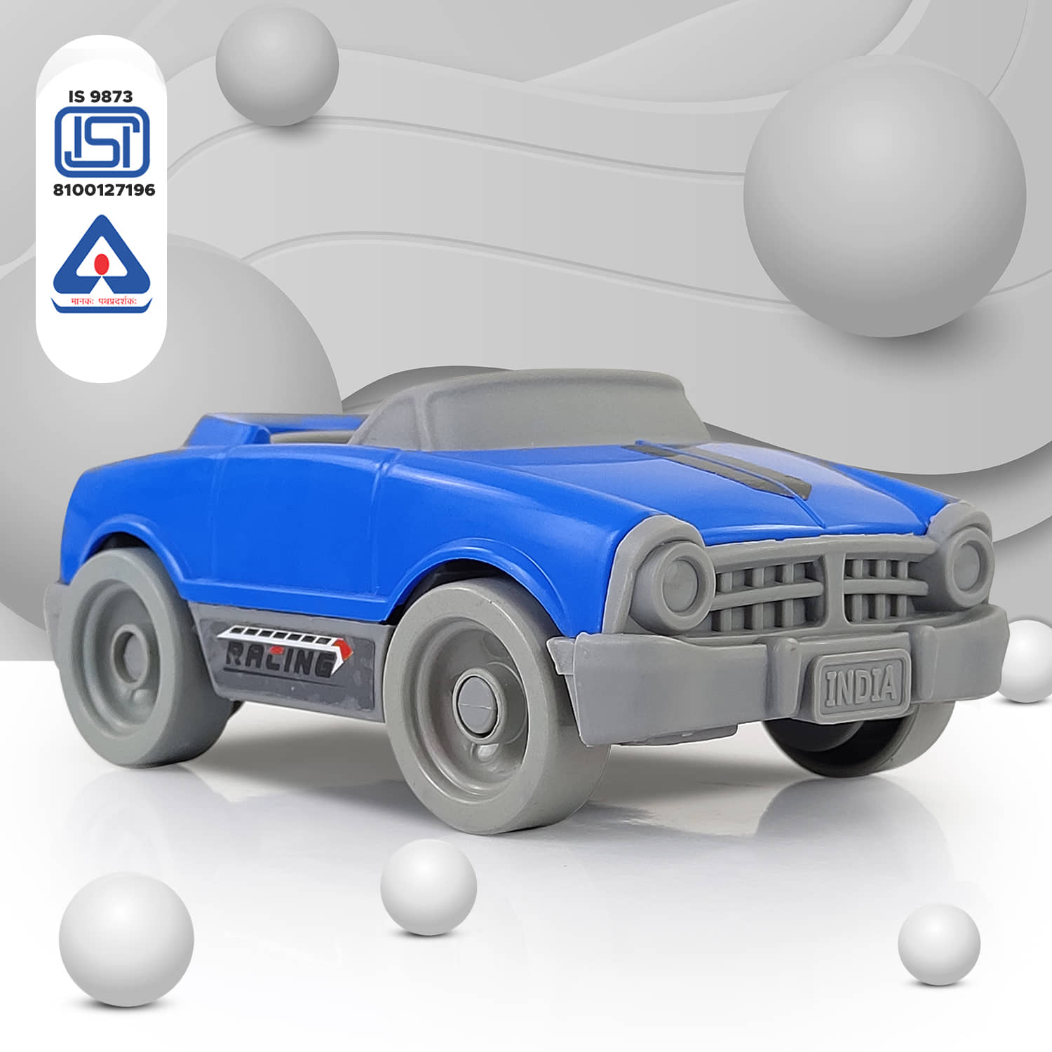 NHR Dinky Push Car Toy for Kids , Car for Kids , Toy Car , Toy for Kids , Push Car , Pull Car , Manual Pull Car Toy, Dinky Car-Blue