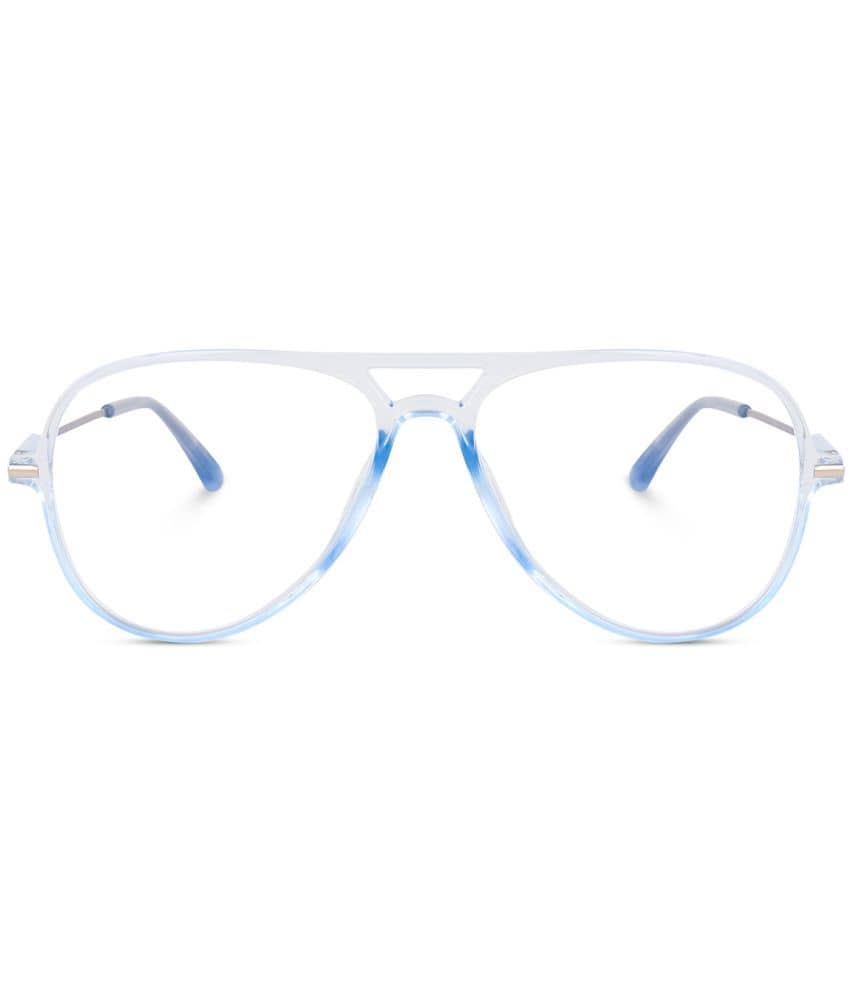 Peter Jones Blue Full Rim Pilot Computer Glasses ( Pack of 1 )