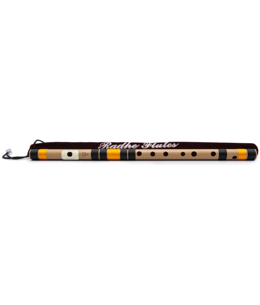     			Radhe Flutes PVC Fiber C Sharp Bansuri Middle Octave Right Handed (18 Inch) With Velvet Cover