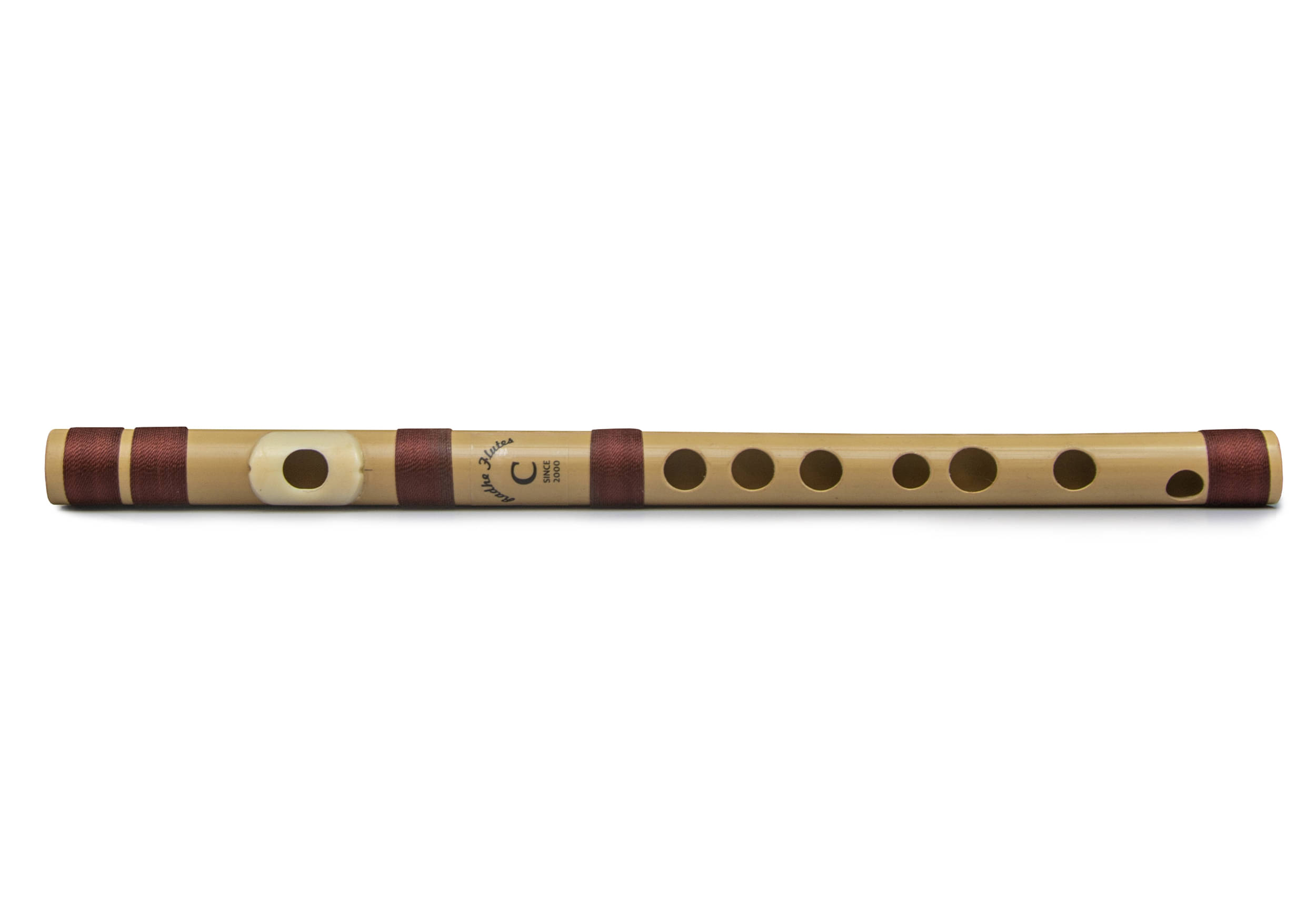     			Radhe Flutes PVC Fiber C Natural Bansuri Higher Octave RIGHT