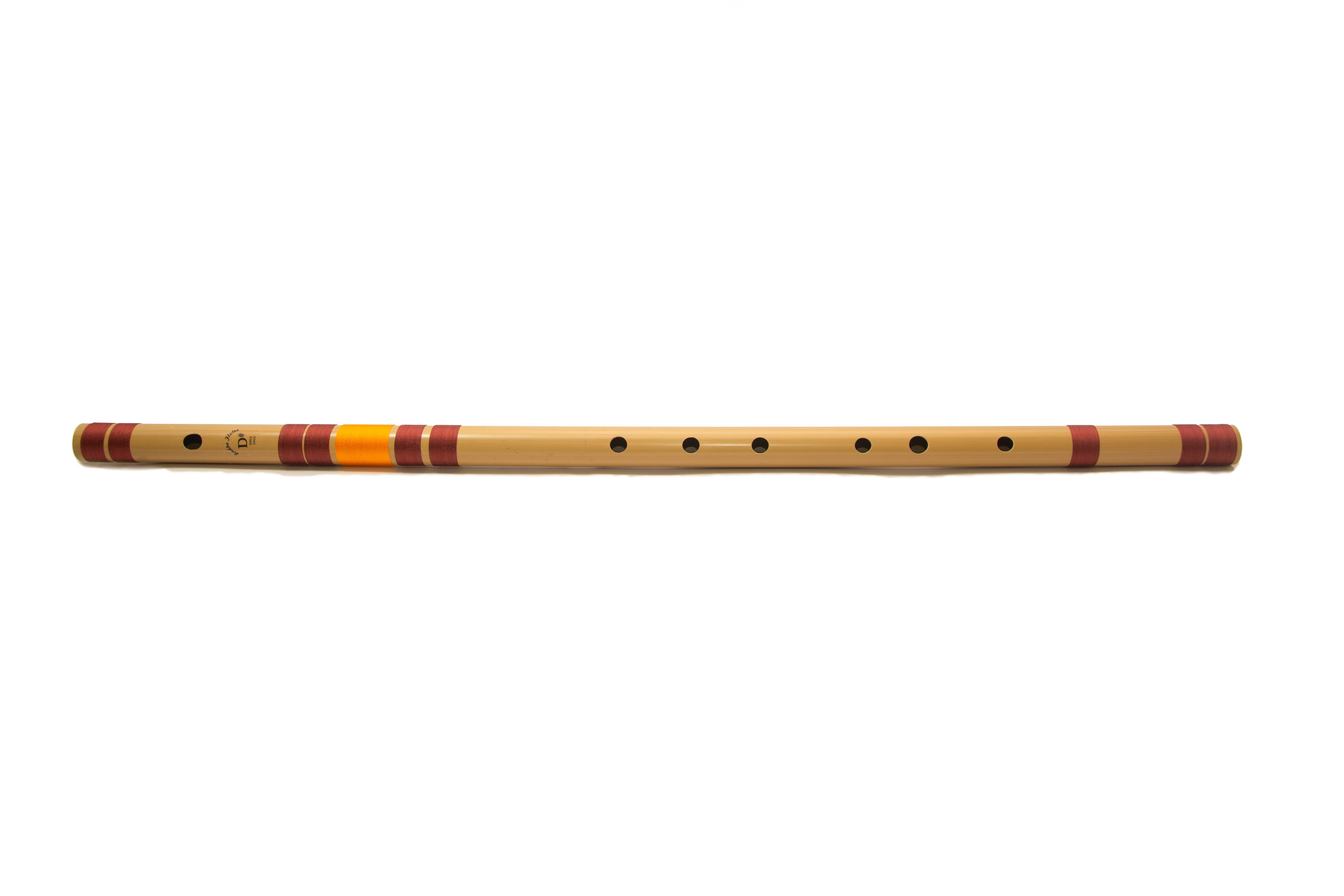     			Radhe Flutes PVC Fiber D Sharp Bansuri Double Base Octave Right Handed Without Lip-Plate