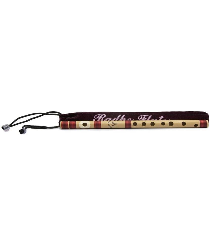     			Radhe Flutes PVC Fiber G Sharp Bansuri Higher Octave RIGHT Handed With VELVET COVER
