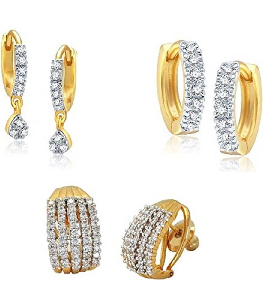Renaissance Traders Silver Bali Earrings ( Pack of 3 ) - Earrings | Buy online on ZillyBuy