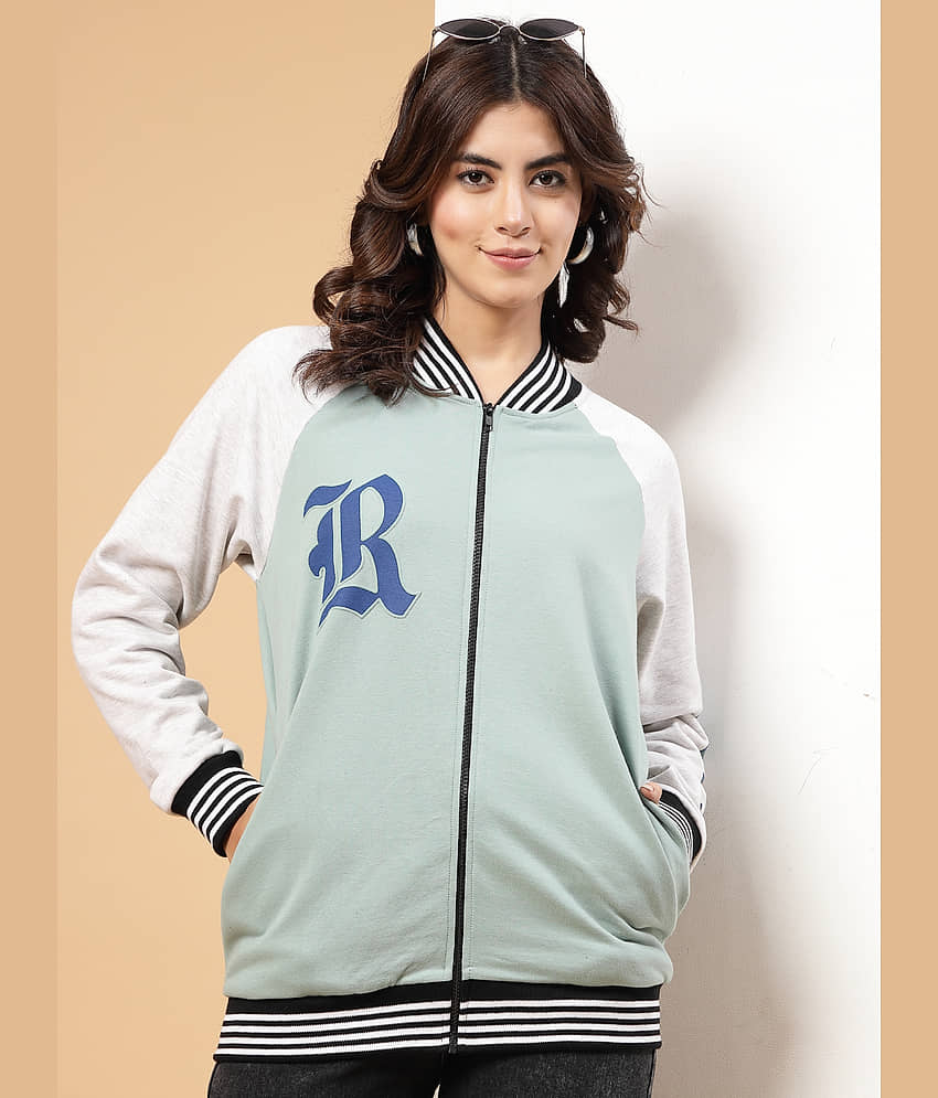 Rigo - Fleece Green Varsity Jackets - Jackets & Coats | Buy online on ZillyBuy