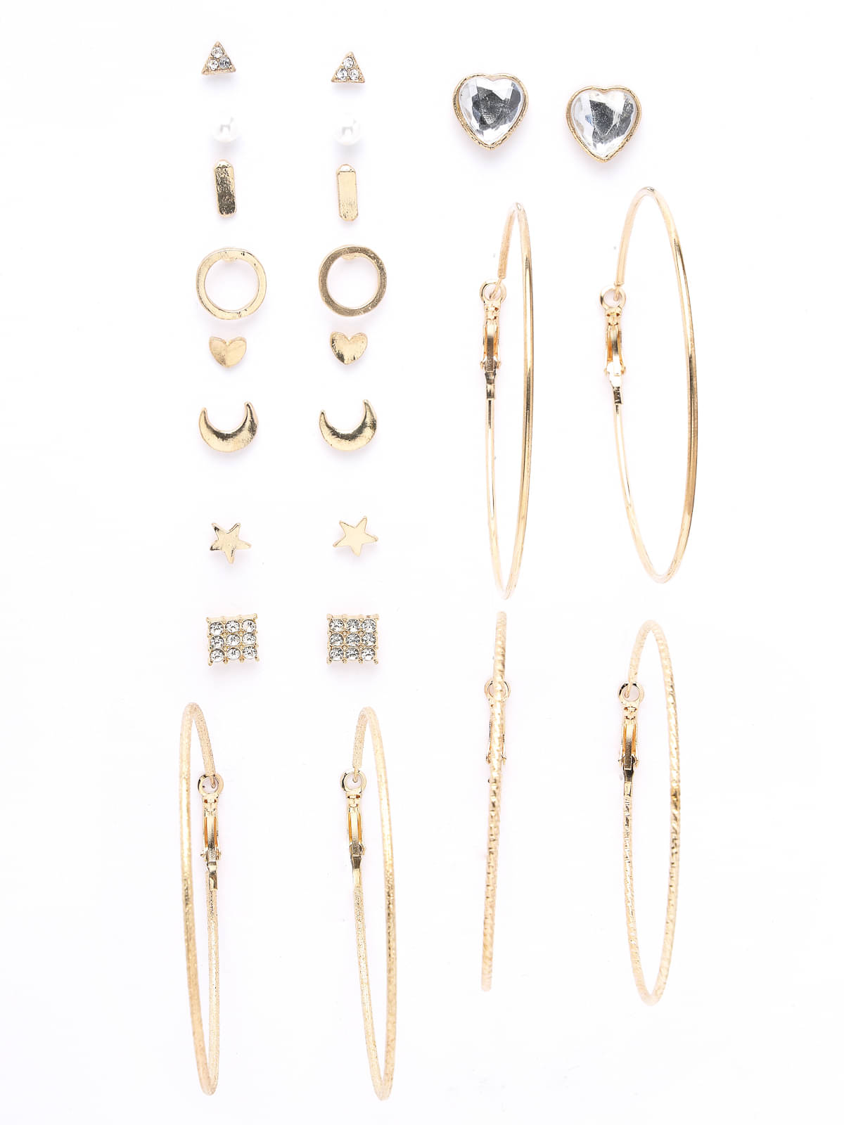     			Scintillare by Sukkhi Gold Stud Earrings ( More Than 10 )