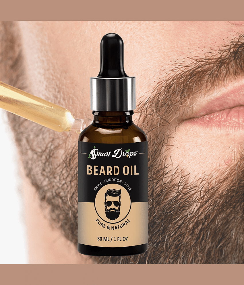 Smartdrops 30mL Removes Roughness Beard Oil ( Pack of 1 ) - Beard Care and Tools | Buy online on ZillyBuy