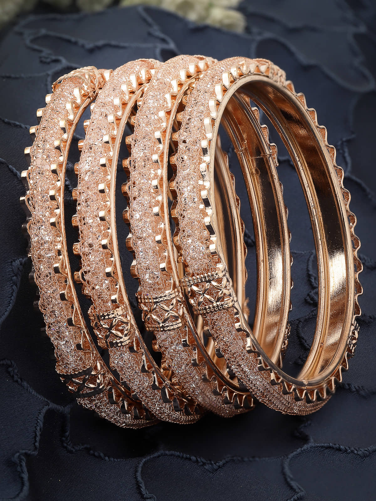 Sukkhi Gold Bangle Set ( Pack of 4 ) - Bangles & Bracelets | Buy online on ZillyBuy