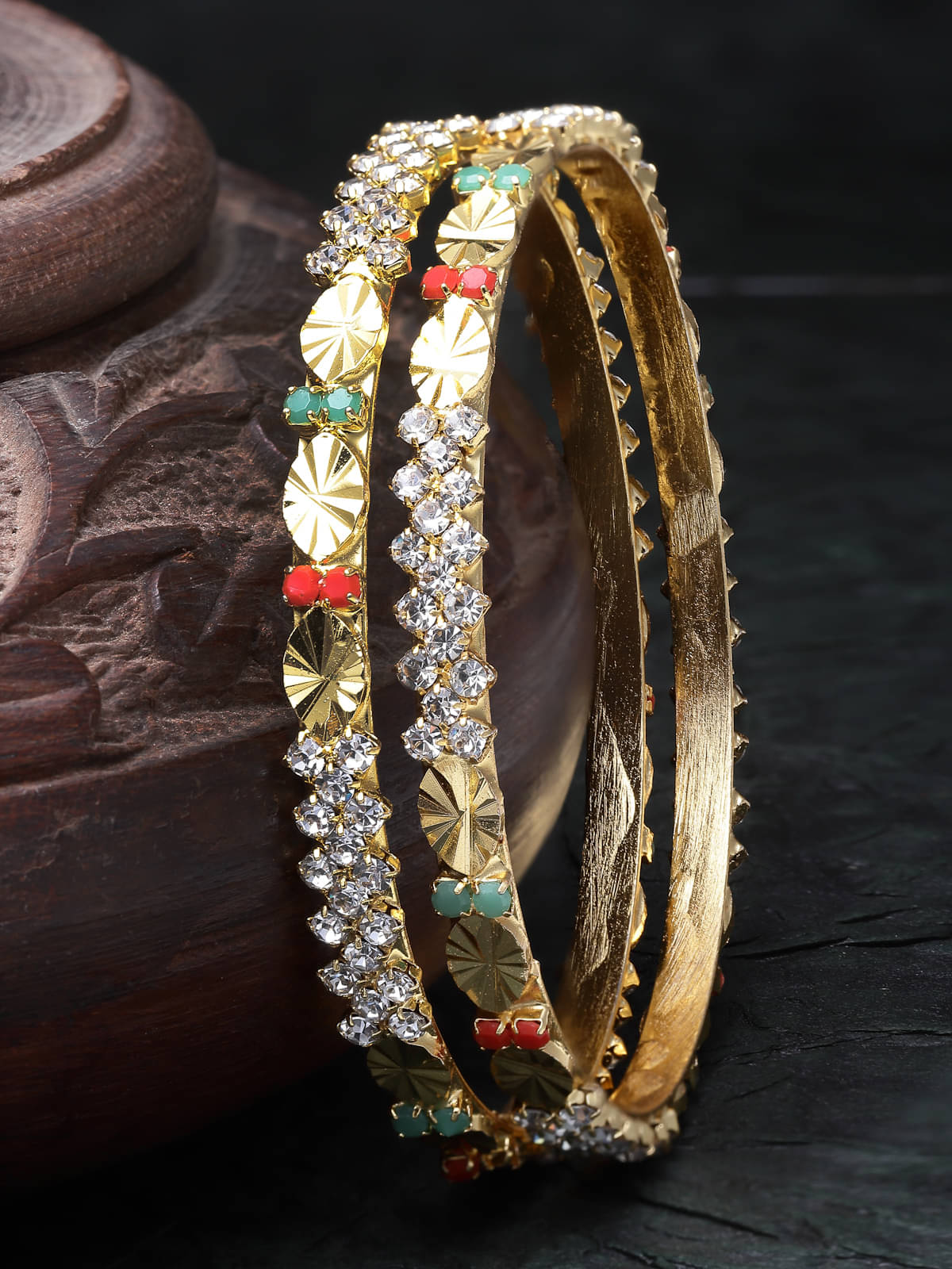 Sukkhi Multicolor Bangle Set ( Pack of 2 ) Sukkhi Multicolor Bangle Set ( Pack of 2 )